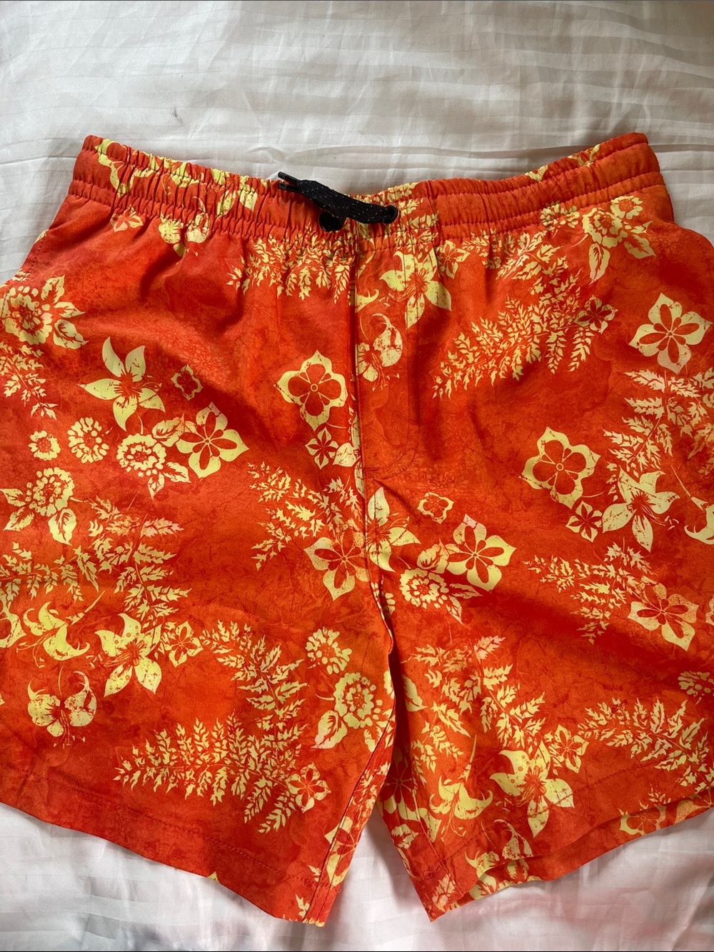 Billabong Orange and Yellow Floral Hybrid Shorts